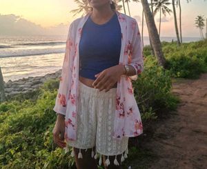 Floral Print Shrug