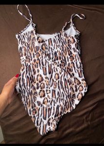 leopard print imported bodysuit