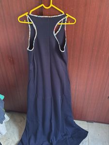 Elegant Navy Maxi Dress