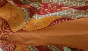 Mustard Printed Saree