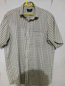 Accoy Plaid Short Sleeve Button-Down