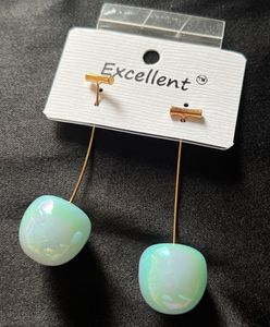 Cute Cherry Drop Earrings🍒🩵✨