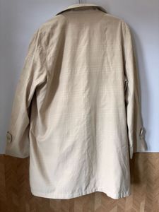 Beige Oversized Trench Coat