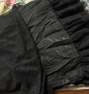 Black Lace Mini Dress