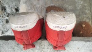 Red Quilted Baby Shoes