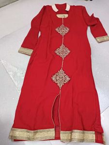 Festive Red Kurta