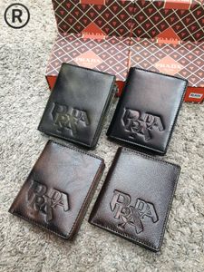 PRADA Black Leather Wallet