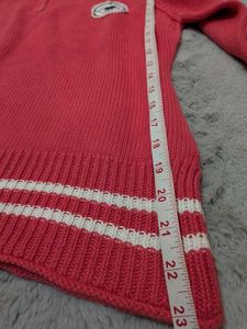 Polo sylt Red Knit Pullover Sweater