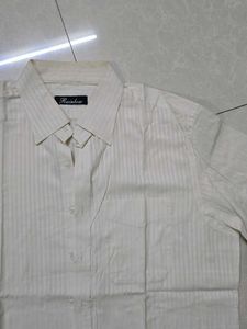 Off-white Striped Half Shirt