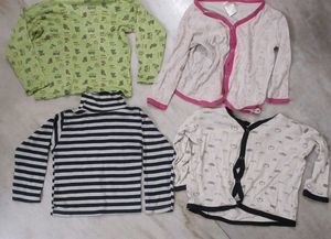 Kids Long Sleeve Tops - 4 Pack