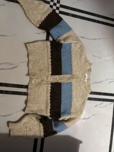 new Striped Knit Cardigan