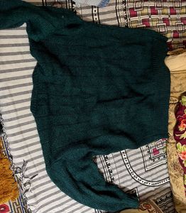 Emerald Green Knit Sweater
