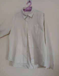 White Button-Down Top