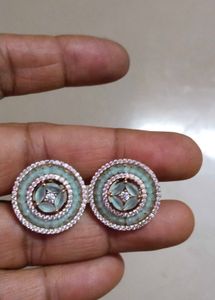 Stud Earrings with american diamond