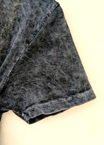 Lacoste branded tshirt shaded charcoal in sale
