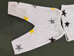 woolen Cute Star and checked Pajama Sets