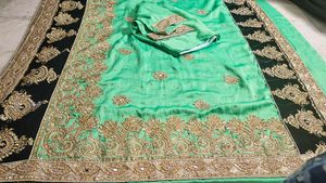 Embroidery Work Saree💖 🥻Beautifully 😍