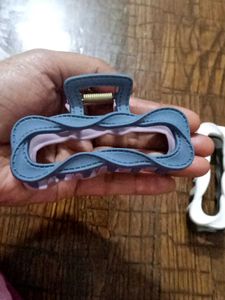 Combo Of 3 New Elegant Large Hair Clips- Dual-Tone