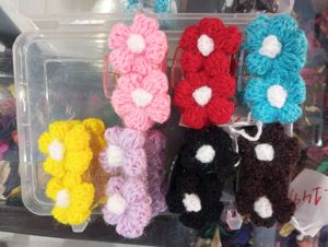 Handmade Crochet Flower Clutcher