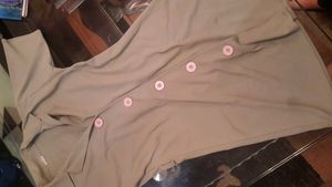 Green Button-Down Dress