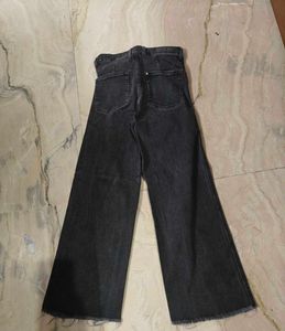 H&amp;M Wide Leg Black  Jeans