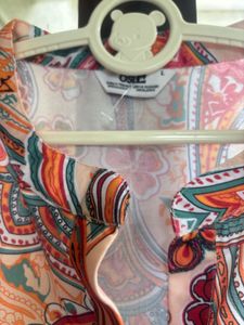 Paisley Print Tunic Top