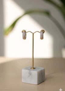 Sparkling Hoop Earrings