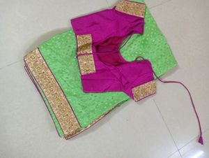 Beautiful Green Wedding Saree