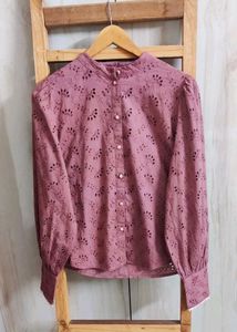 Embroidery Work Cotton Top Size-40