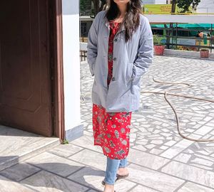 Pastel Blue Overcoat (Women)
