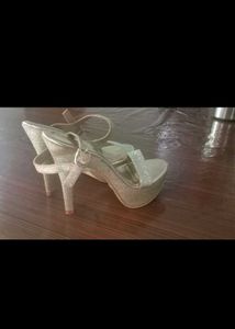 Sparkly Platform Heels 2 Pair