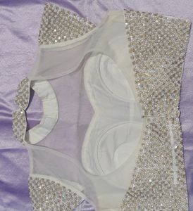 White Pearl Desiner Blouse 🤩🔥 Very Low Price