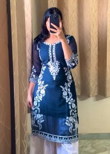 Elegant Embroidered Kurta Set