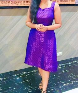 Purple Party Dress