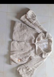 A Beautiful Cream Colour Sweater Jacket Style