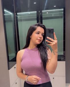Chic Purple Knit Halter Top