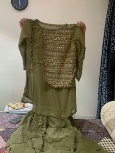 Skirt With Short Kurti