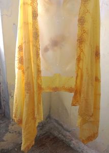 Elegant Yellow Dupatta