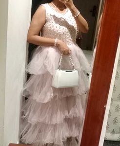 Pink Barbie Gown For Birthday