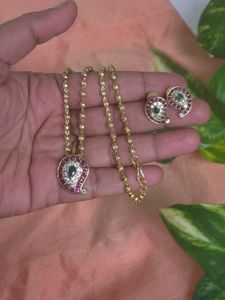 Elegant Mango Design Necklace Set