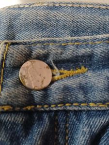 Classic Blue High Rise Denim Jeans