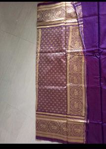 New Red &amp; Blue Elephant Border Design Sarees