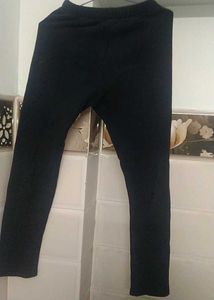 Navy Blue Cardigan And Black Trouser