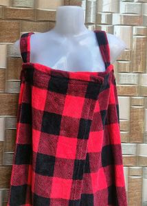 Red &amp; Black  Bathrobe