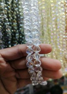 10 Heart Shape Crystal String