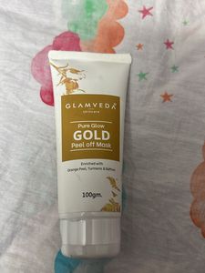 Sealed 🆕 Glamveda Gold Peel Off Mask