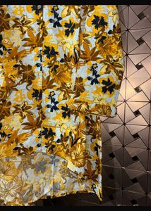 Floral Print Asymmetrical Top