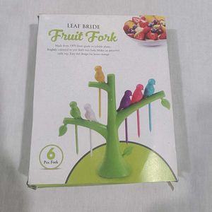 Leaf Bride Fruit Fork Set