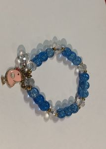 Beaded Bracelet with Charm