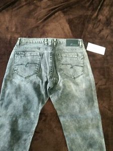 Trendy Grey Wash Denim Jeans